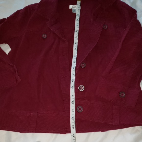 Christopher and Banks burgundy Size s blazer - Picture 7 of 10